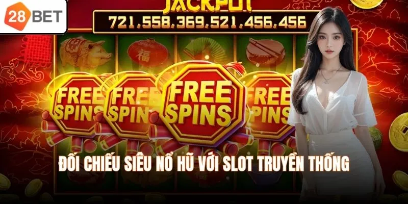 Đối chiếu siêu nổ hũ với slot truyền thống