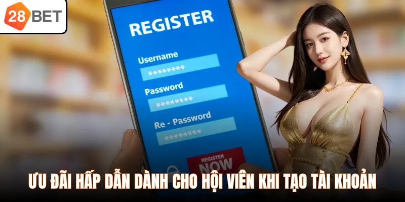 Ưu đãi hấp dẫn dành cho hội viên khi tạo tài khoản